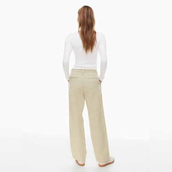 ARITIZIA TNA | Ripcord corduroy pant seafoam green| size 4 - Picture 3 of 9